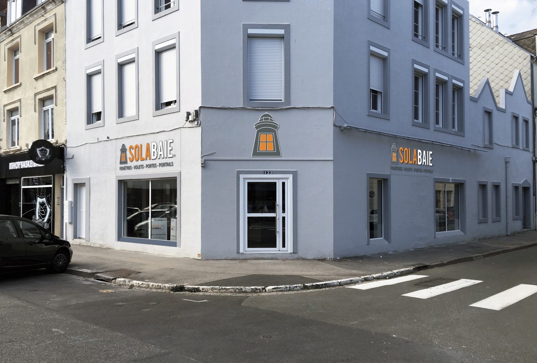 Devanture du magasin de votre menuisier Solabaie Boulogne-sur-Mer