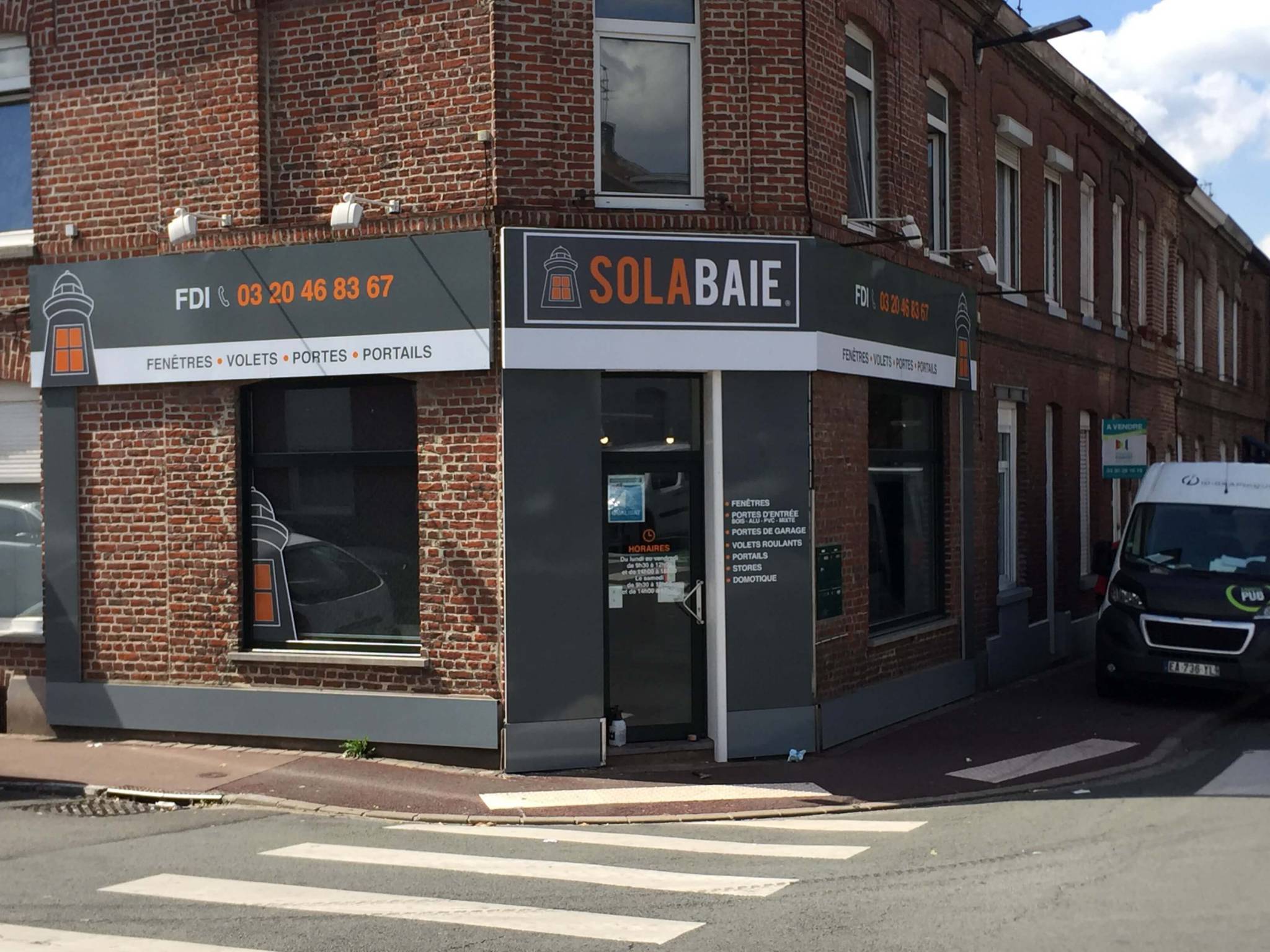 Devanture du magasin de votre installateur Solabaie FDI à Tourcoing