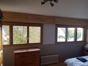 Réalisations de Solabaie Saint-Ouen-l'Aumône : Installation de fenêtres mixtes SO' extérieur alu intérieur bois
