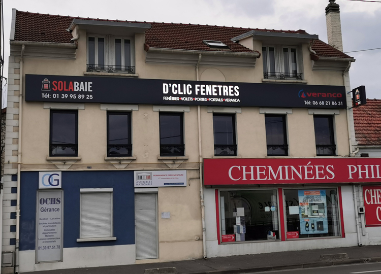 D'Clic Fenêtres, votre magasin de fenêtres, portes, volets et portails Solabaie à Herblay (95)